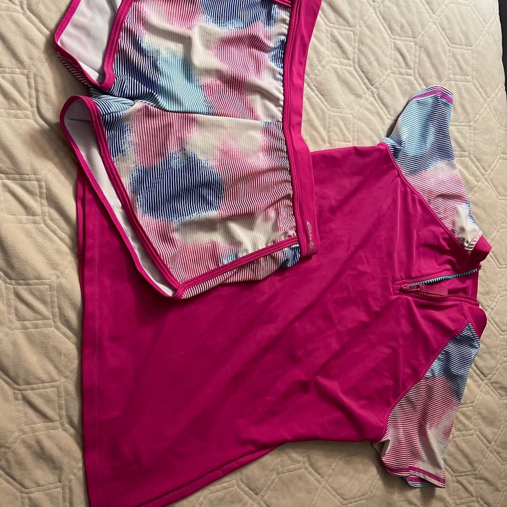 2 piece Eddie Bower swim suit worn and washed once